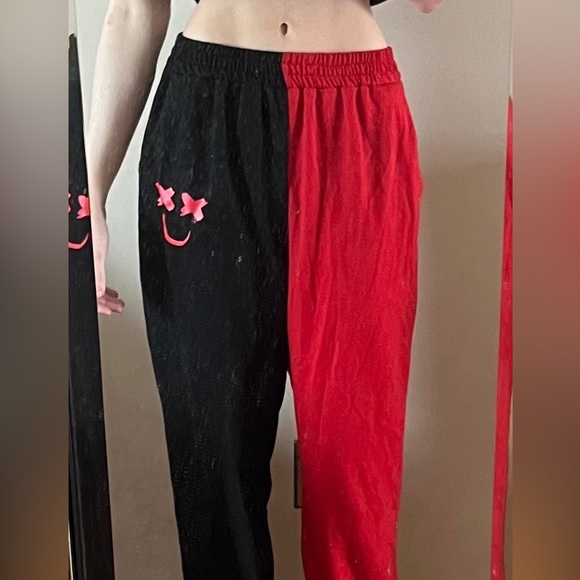 Red and black joggers - Picture 1 of 1
